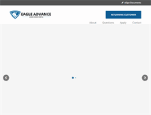 Tablet Screenshot of eagleadvance.com